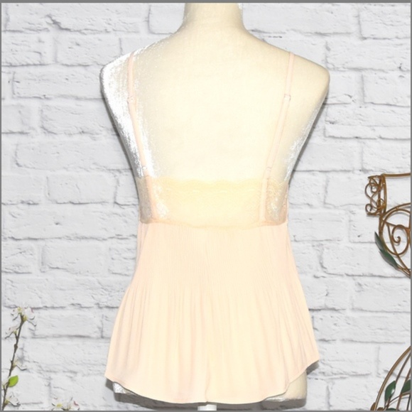 ❣️ESLEY Lacy Pleated Cami #26e03p06a014b2ll10 - Picture 4 of 7